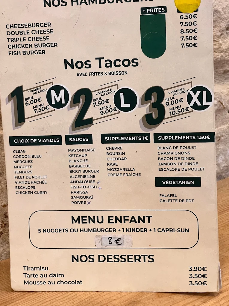 Greedy Cow Bakes menu 5
