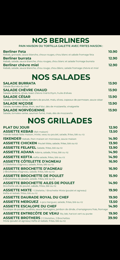 Greedy Cow Bakes menu 3